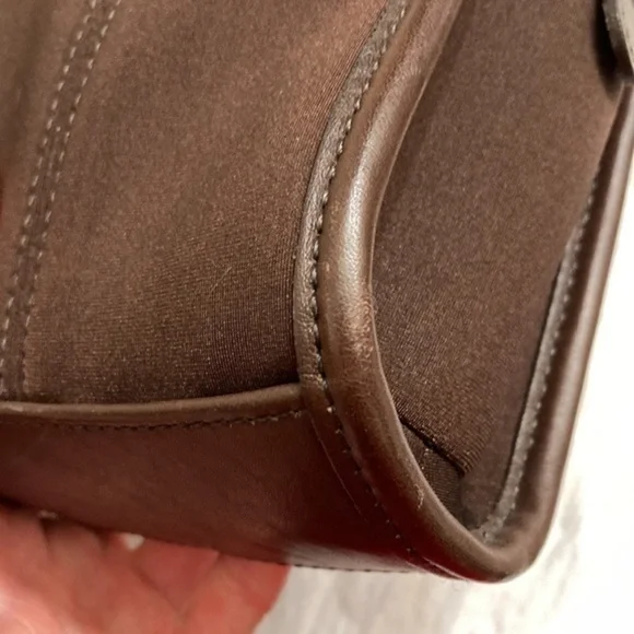 Coach vintage neoprene and leather tote bag - Picture 6 of 13